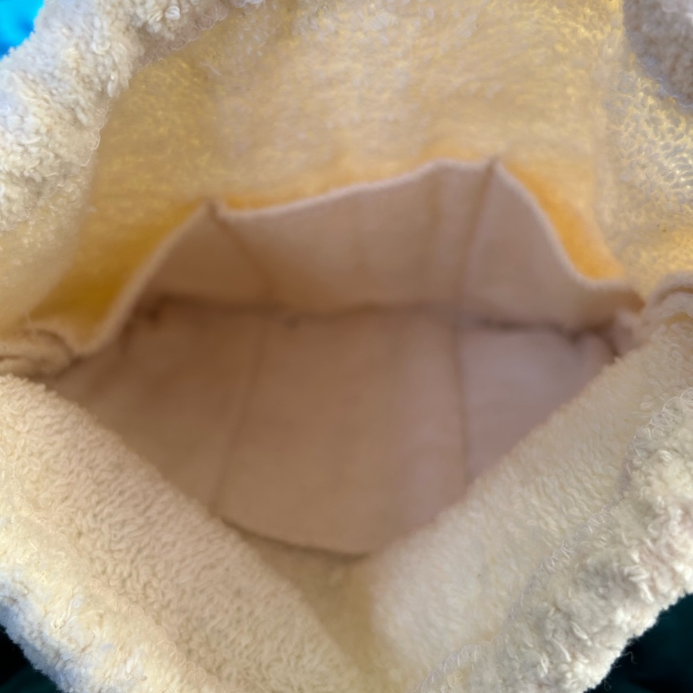 AVEDA Cream Terry Drawstring Pouch - Picture 3 of 8